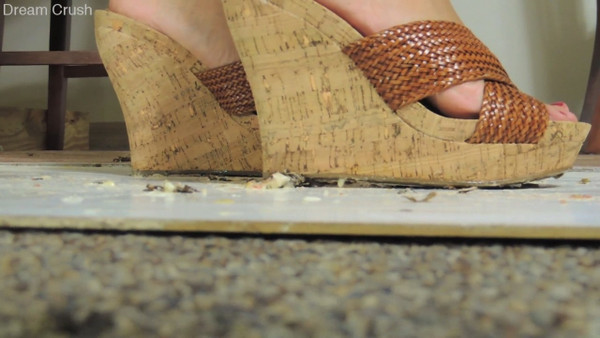 Her Brown Wedges